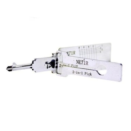 Original Lishi ORIGINAL LISHI: Volvo 4-Track NE71R V2 / 2-in-1 Pick/Decoder OLS-NE71R-V2